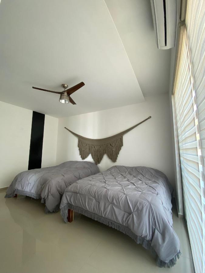 Angelina 28 Beachfront And Family Apartments - Modern And Relaxing Long Stays - 20 Min From Cancun Airport Puerto Morelos Exteriér fotografie