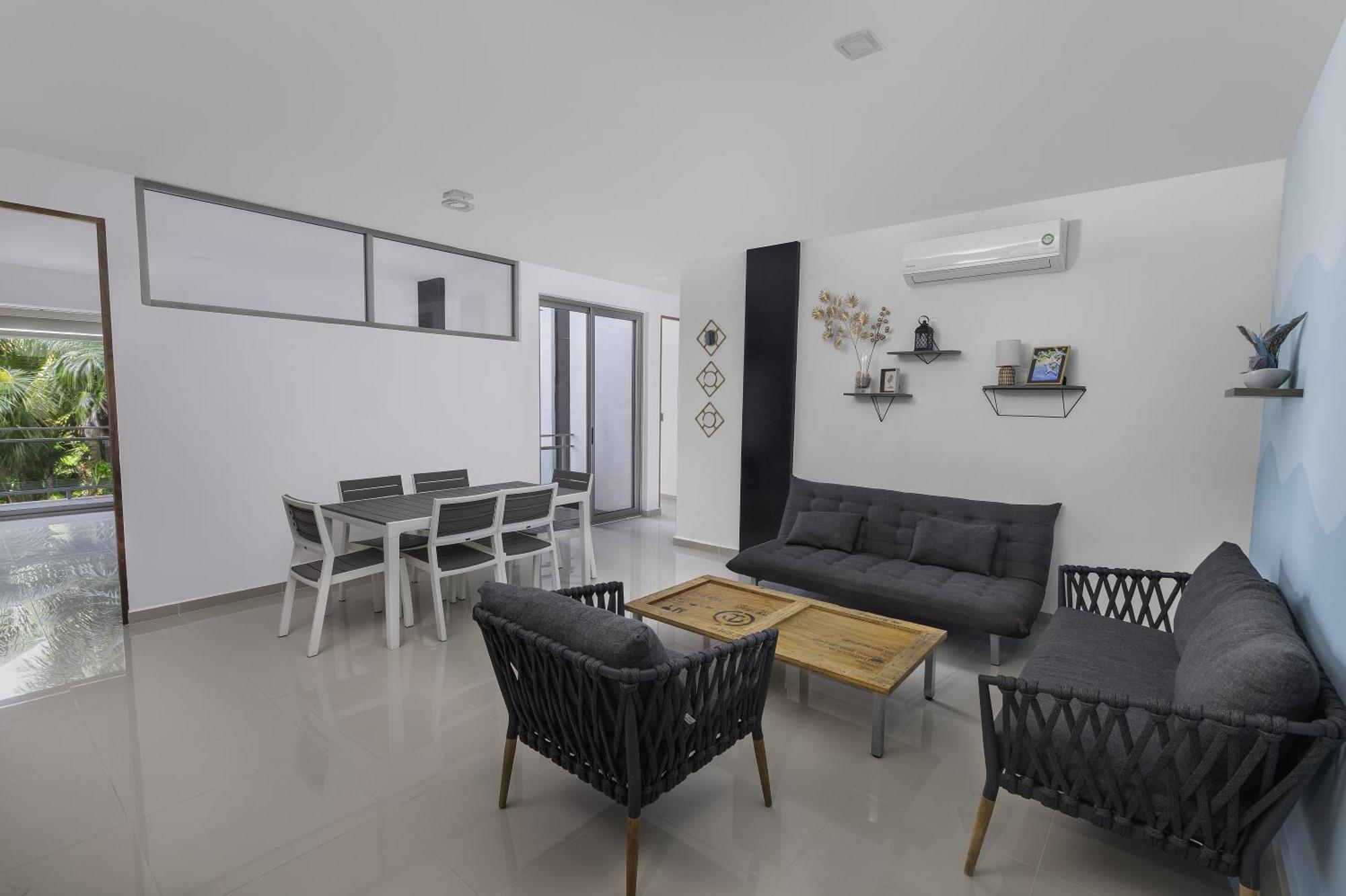Angelina 28 Beachfront And Family Apartments - Modern And Relaxing Long Stays - 20 Min From Cancun Airport Puerto Morelos Exteriér fotografie