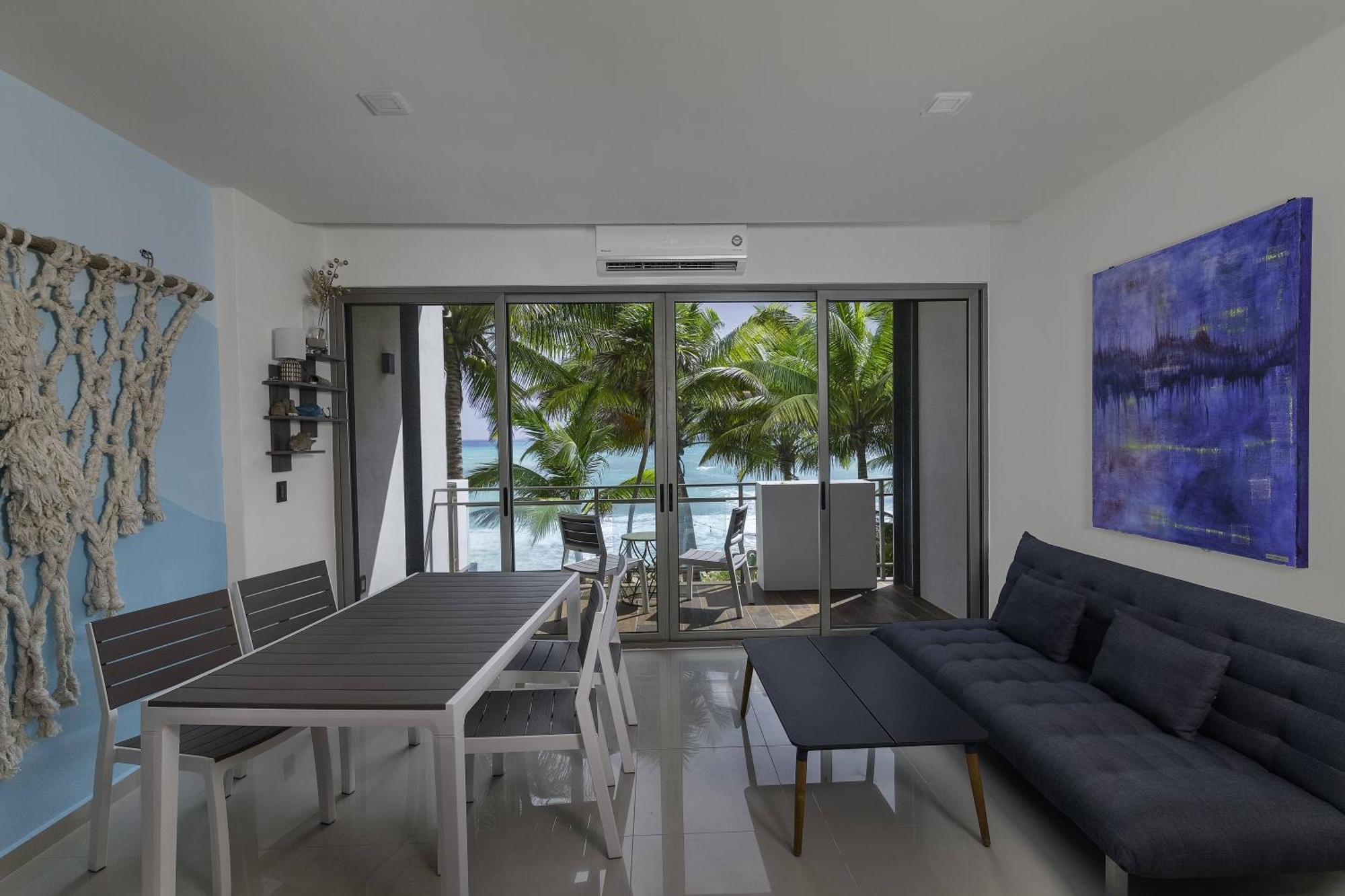 Angelina 28 Beachfront And Family Apartments - Modern And Relaxing Long Stays - 20 Min From Cancun Airport Puerto Morelos Exteriér fotografie