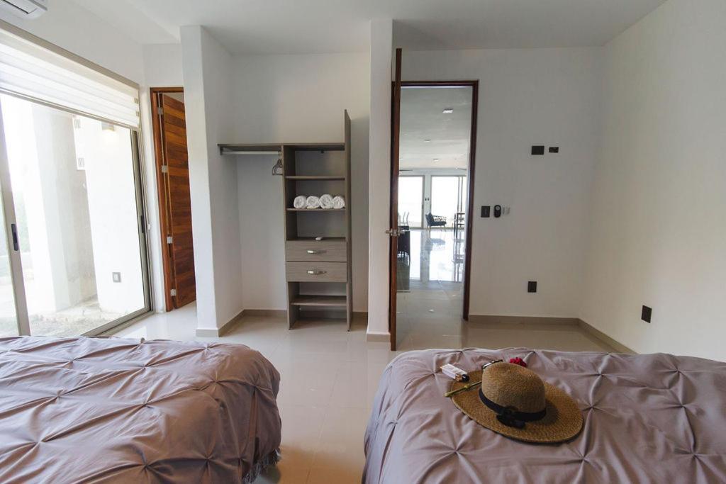 Angelina 28 Beachfront And Family Apartments - Modern And Relaxing Long Stays - 20 Min From Cancun Airport Puerto Morelos Exteriér fotografie